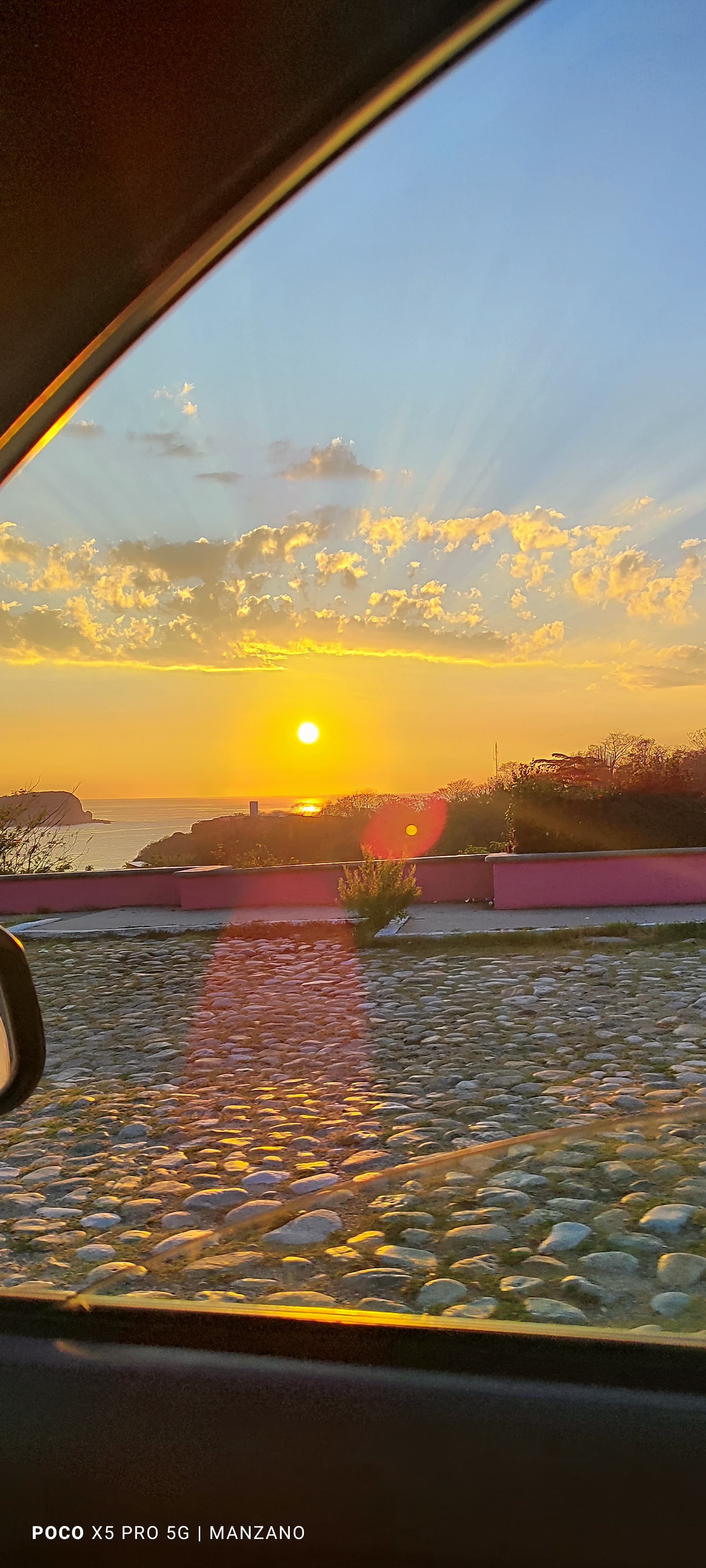 Atardecer sobre las Bahías de Huatulco